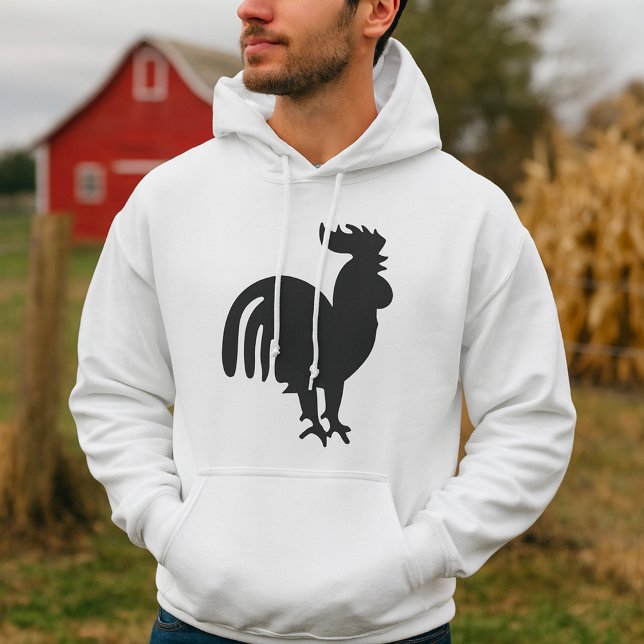 Veste À Capuche Silhouette du coq (Créateur téléchargé)