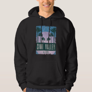 Veste À Capuche Simi Valley Californie CA Vintage Vaporwave Rétro