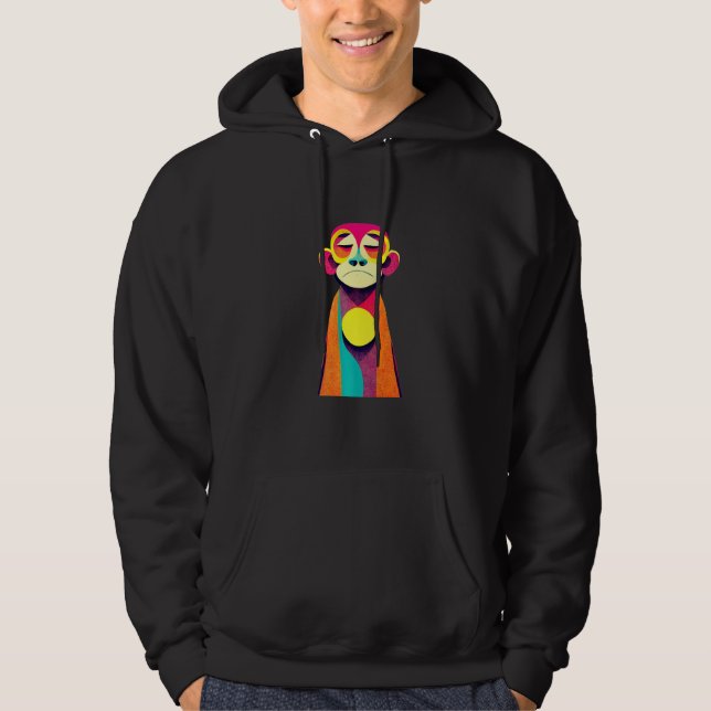 Veste À Capuche Singes singe funky munky conception premium (Devant)