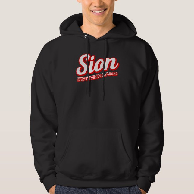 Veste À Capuche Sion Suisse (Devant)