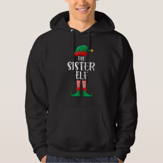 Veste À Capuche Sister Elf Matching Group Funny Family Christmas