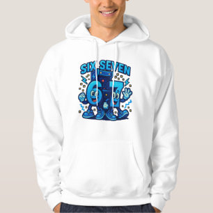 Veste À Capuche Six Seven Amusant Numéro Personnage Art