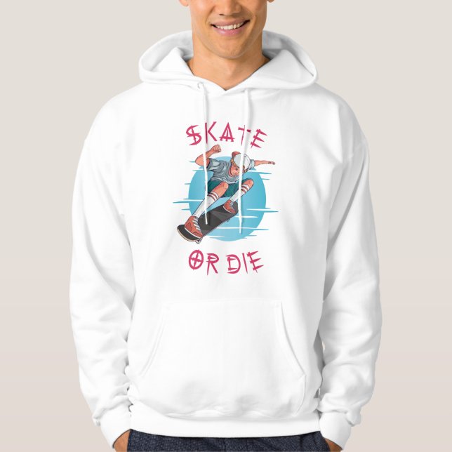 Veste À Capuche Skate ou die Skateboarder Garçon (Devant)