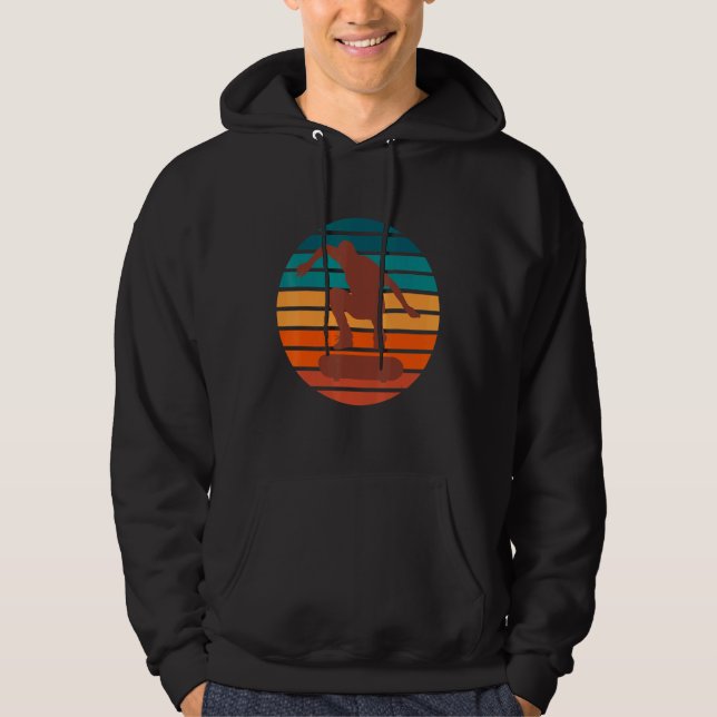 Veste À Capuche Skate Retro Sunset (Devant)