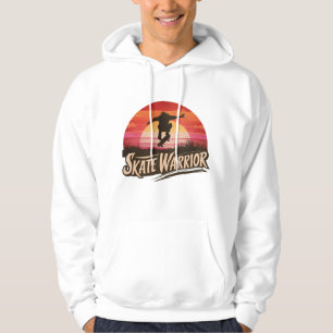 Veste À Capuche Skate warrior - rétro sunset vintage