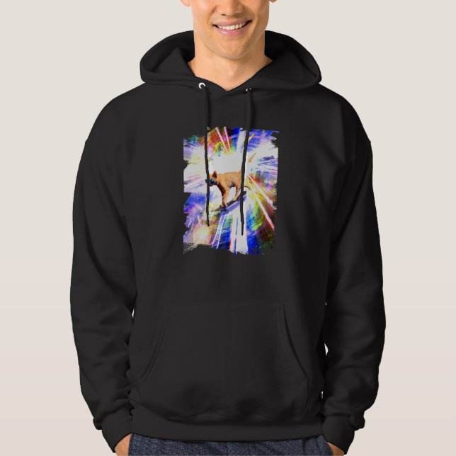 Veste À Capuche Skateboard Chat Kitten Skate Trippy Skateboard (Devant)