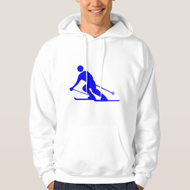 Veste À Capuche Ski - Bleu (Devant)