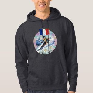 Veste À Capuche Ski Chamonix, France, Homme Skieur