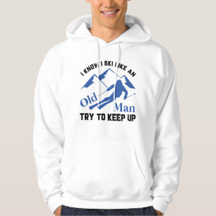 Veste À Capuche Ski Comme Un Vieux Homme