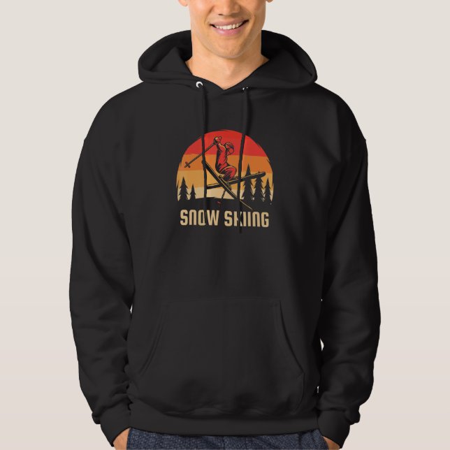 Veste À Capuche Ski De Neige (Devant)