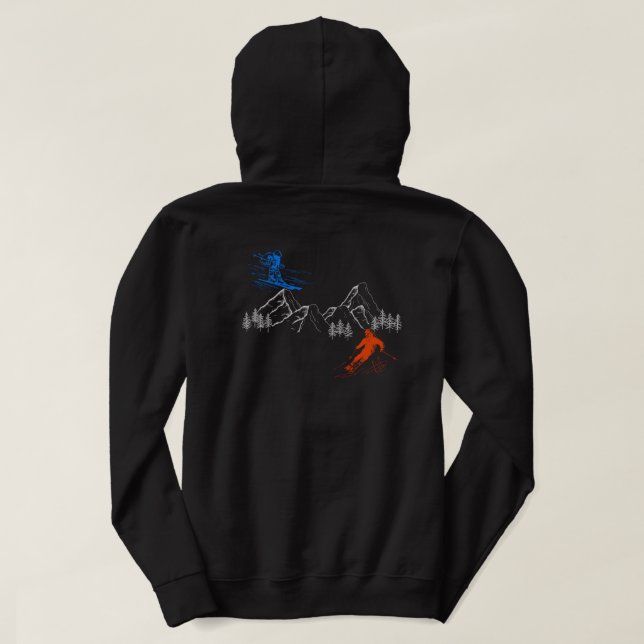 Veste À Capuche Ski En Ski (Design dos)