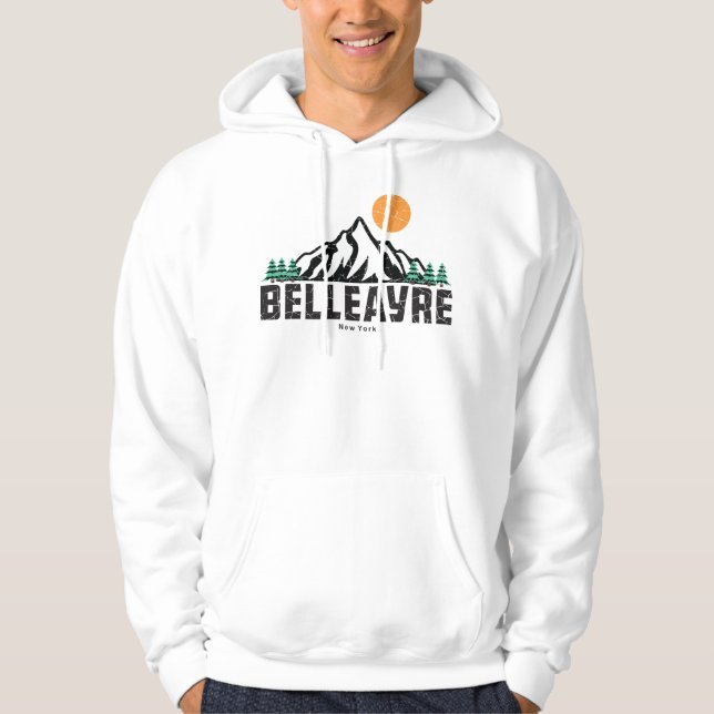 Veste À Capuche Ski Retro Belleayre (Devant)
