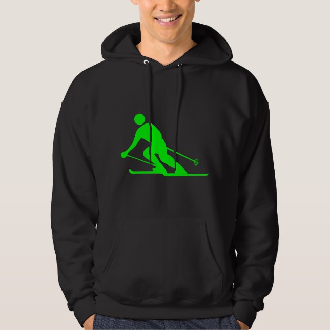 Veste À Capuche Ski - Vert (Devant)