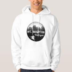 Veste À Capuche Skieur de Mt. Brighton Michigan