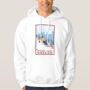 Veste À Capuche Skieur de neige de Downhhill - capot de bâti,