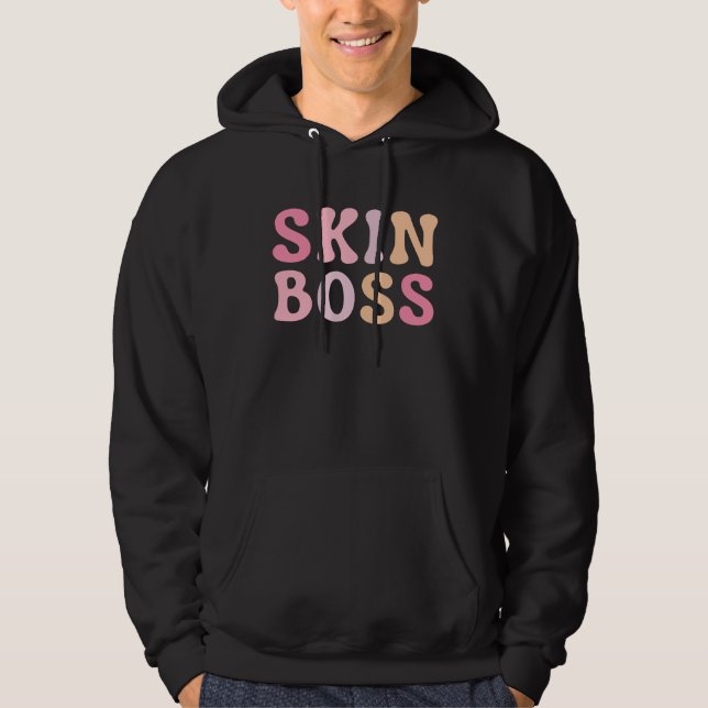 Veste À Capuche Skin Boss Licensed Esthetician Skin Care (Devant)