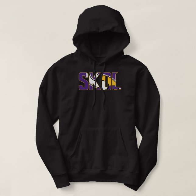 Veste À Capuche SKOL Vikings Classic T Shirt (Design devant)