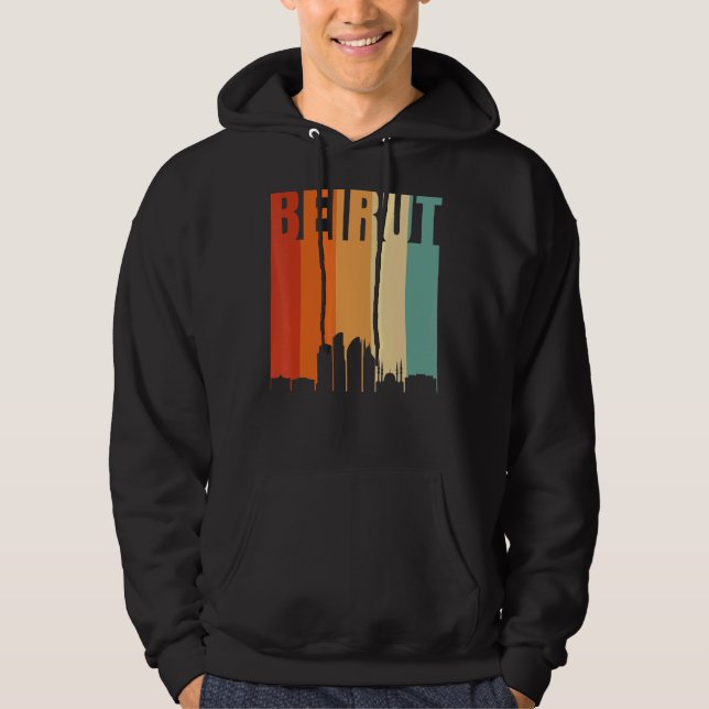 Veste À Capuche Skyline de Beyrouth (Devant)