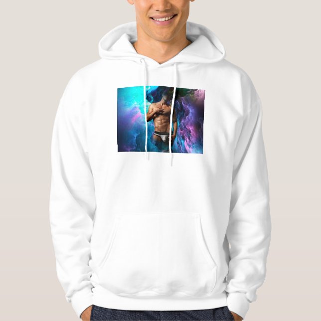 Veste À Capuche SlipperyJoe homme musclé sous-vêtements bulle dyna (Devant)