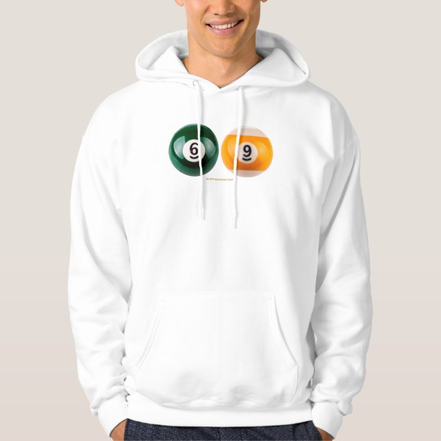 Veste À Capuche SlipperyJoe's 69 table de billard dur deux billiar (Devant)