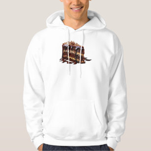 Veste À Capuche SlipperyLa décadence de gâteau au chocolat pur de 