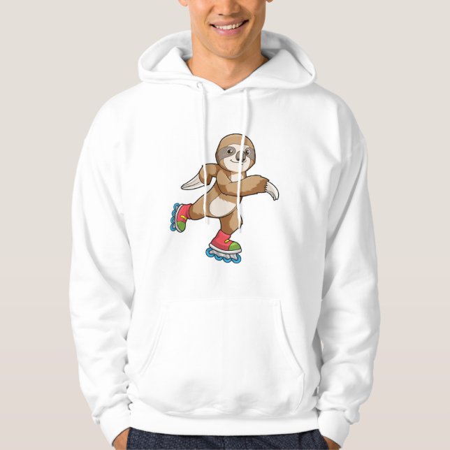 Veste À Capuche Sloth as Skater avec Patins Inline (Devant)