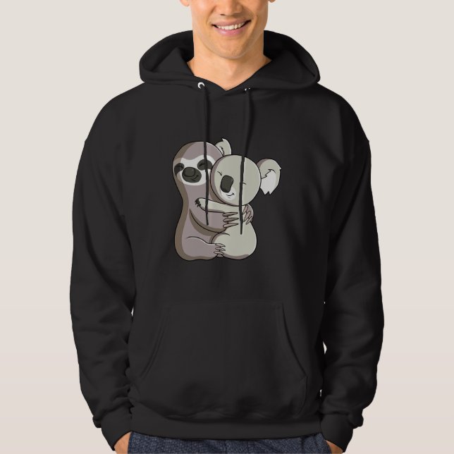 Veste À Capuche Sloth Et Koala Hug (Devant)