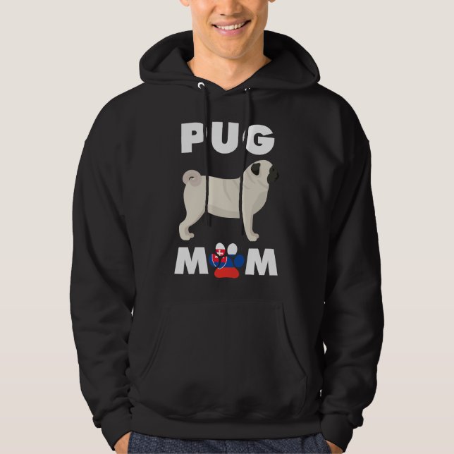 Veste À Capuche Slovakian Chien Carlin Maman Essential T-Shirt 774 (Devant)