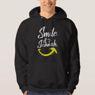 Veste À Capuche Smile C'est Sunnah Musulman Islam Quran Mosquée Ra