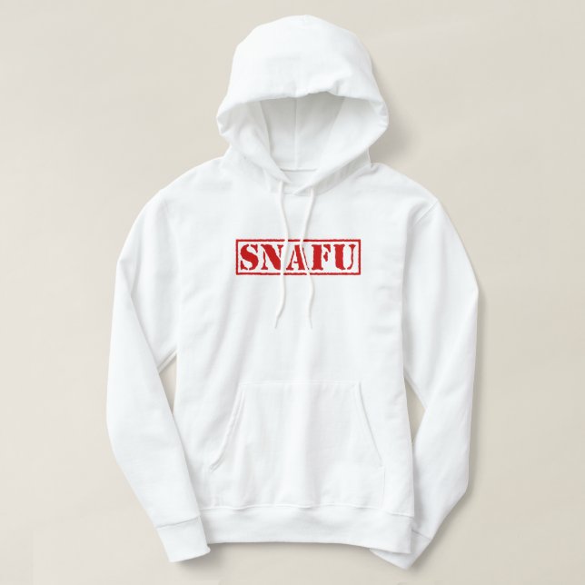 VESTE À CAPUCHE SNAFU (Design devant)