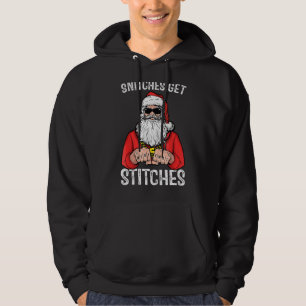 Veste À Capuche Snitches Obtenir des points Père Noël