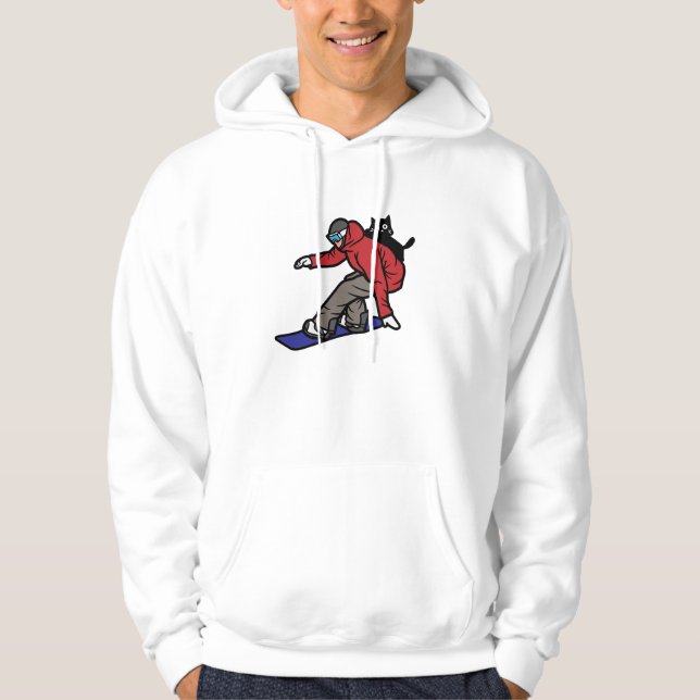 Veste À Capuche Snowboard avec My Cat (Devant)