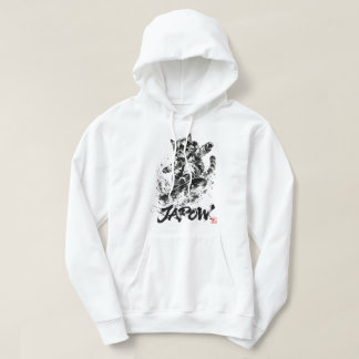 Veste À Capuche Snowboard Brush Art - Snowboarder cat