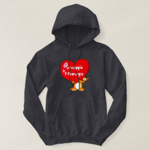 Veste À Capuche Snuggle Meowgic Funny Chat Pun Art