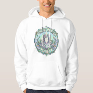 Veste À Capuche Société Magique de Graphisme de la Forêt de Licorn