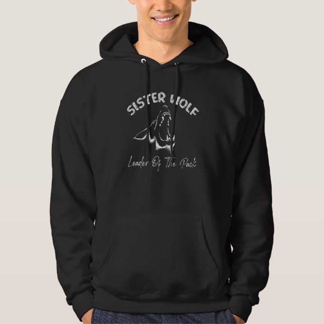 Veste À Capuche Soeur Wolf - Pack Wolf Soeur de famille (Devant)