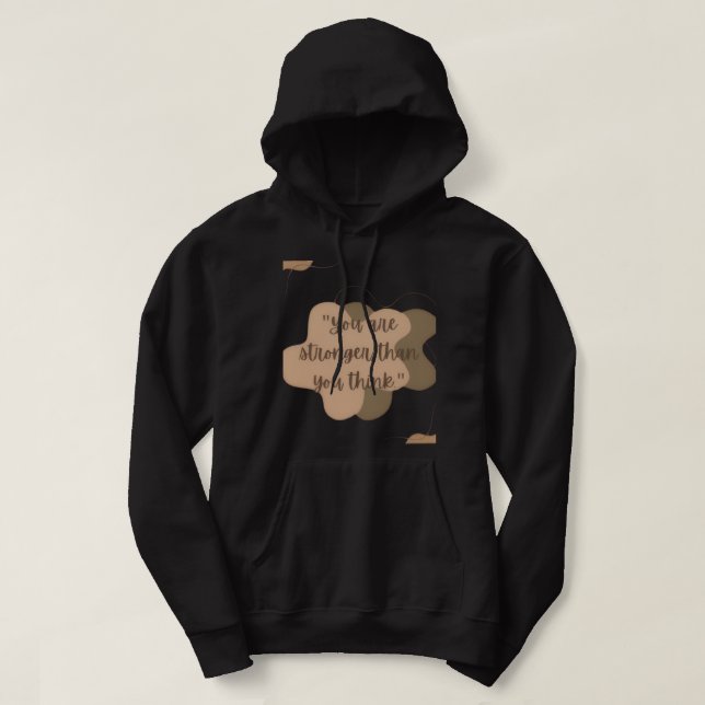 Veste À Capuche Soft Aesthetic Quote Hoodie | Minimal & Cozy Stree (Design devant)