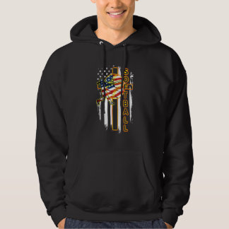 Veste À Capuche Softball Cross Jesu Dieu Drapeau Vêtements