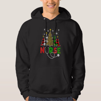 Veste À Capuche Soins de Noël pour femmes infirmière de l'arbre de