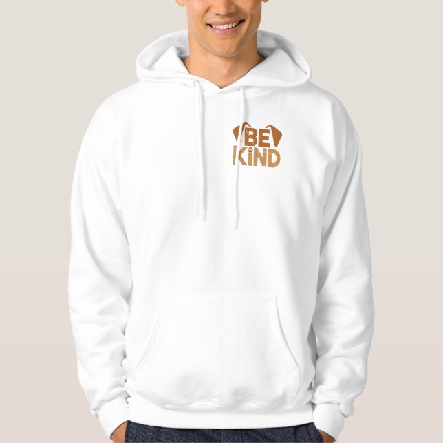 Veste À Capuche Sois Gentil - Amateur de Chiens (Devant)