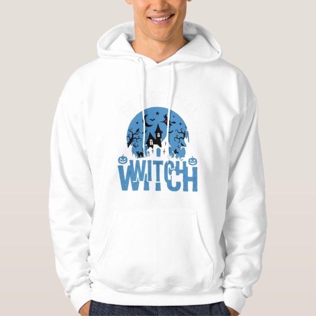 Veste À Capuche Sois un design de Halloween de sorcière spéciale_1 (Devant)