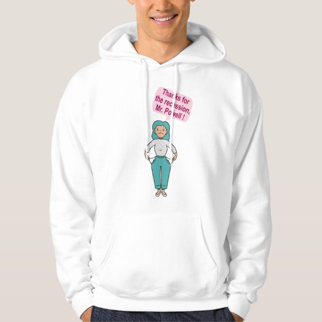Veste À Capuche Sommes-nous en récession ? (Devant)