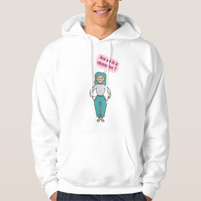 Veste À Capuche Sommes-nous en récession ? (Devant)
