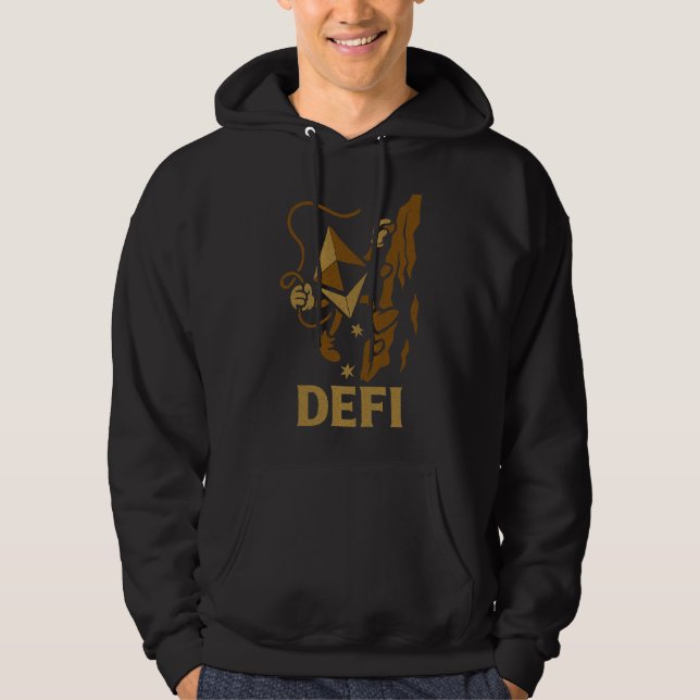 Veste À Capuche Sommet décentralisé de grimpeur de roc sur Ethereu (Devant)