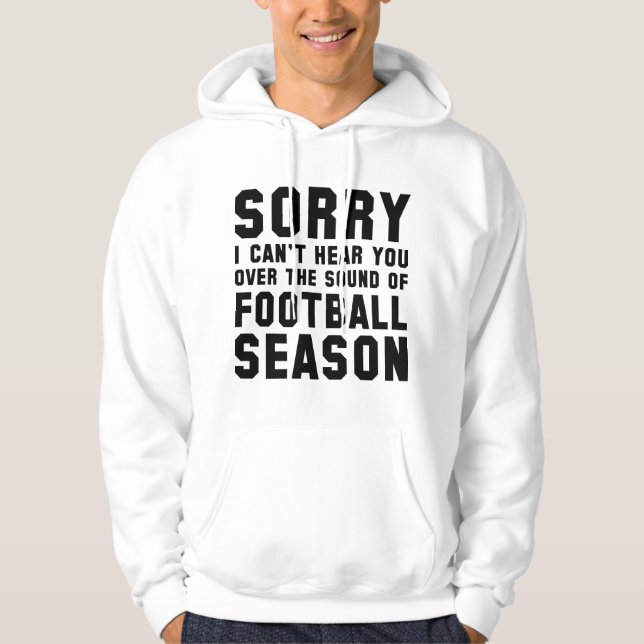 Veste À Capuche Son De La Saison De Football (Devant)