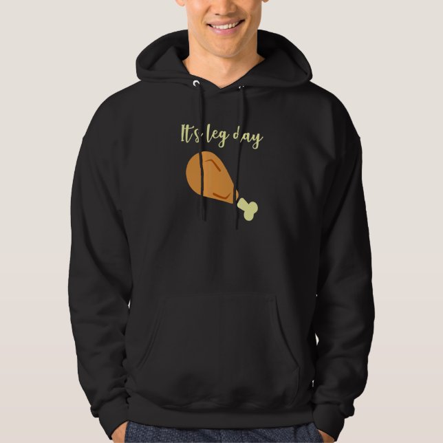 Veste À Capuche Son Jour de la Jambe (Devant)