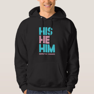 Veste À Capuche Son Lui Respecte Mes Prononounes Chemise Transgenr