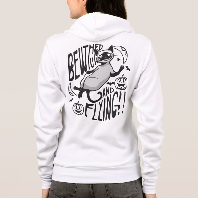 Veste À Capuche Sorcerie siamoise : Bewitue et Soaring (Dos)