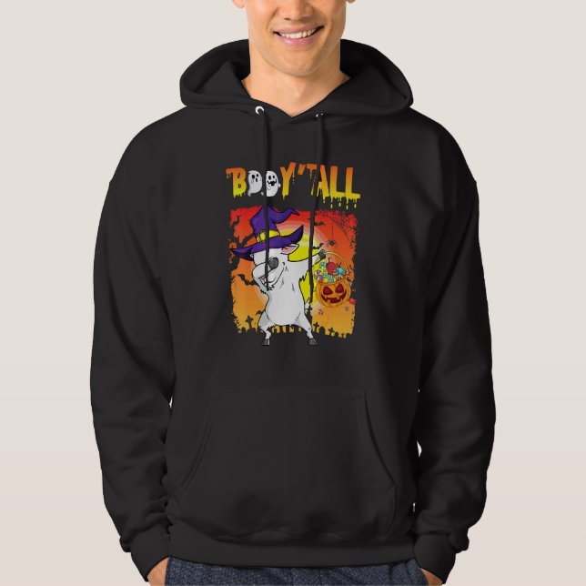 Veste À Capuche Sorcière de chèvre Dabbing Citrouille Candy Hallow (Devant)