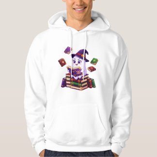 Veste À Capuche Sorcière fantôme lisant des livres de sorts Hallow